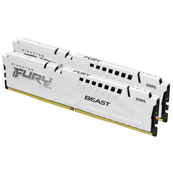 Memória RAM Kingston 32GB (2x16GB) FURY Beast DDR5-6400 CL32 288-Pin White