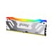 Memória RAM CUDimm DDR5 24GB Kingston CL40 8400Mhz Fury Renegade RGB Branca - KF584CU40RWA-24