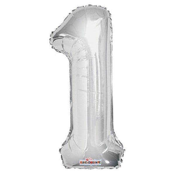 Kaleidoscope Balão Foil 14" Nº 1 Prateado - 140035008