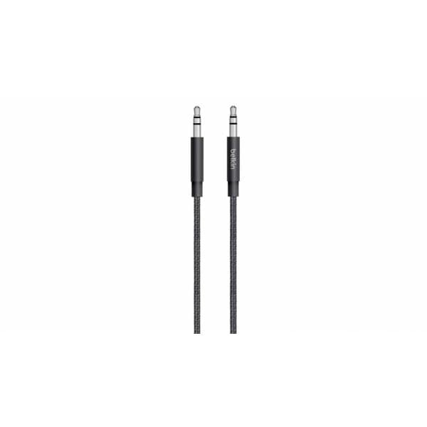 Belkin Cabo Jack 3.5mm MIXIT Premium de 1.2m Black - AV10164bt04-BLK