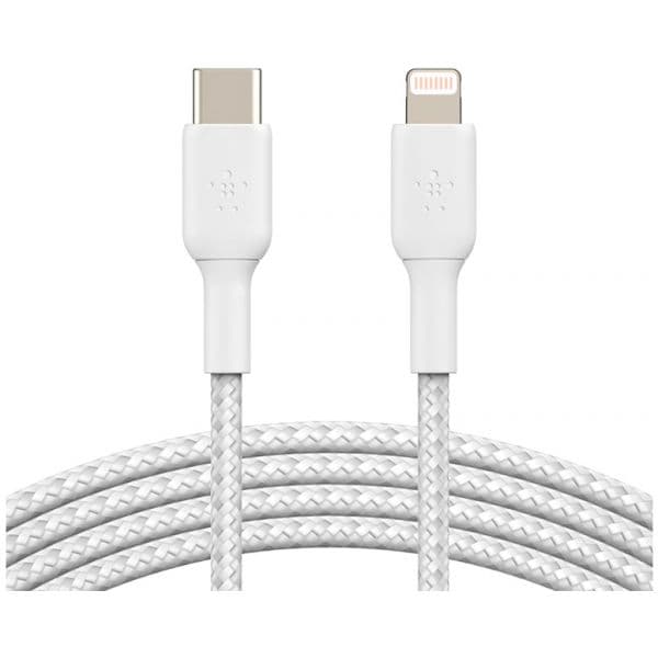 Belkin Boost Charge Cabo USB-C para Lightning 1m White