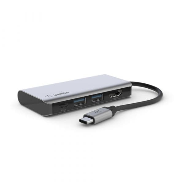 Belkin CONNECT USB-C 4-in-1 Multiport Adapter AVC006btSGY