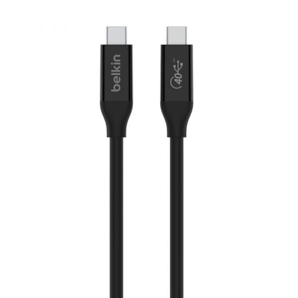 Belkin - INZ001bt0.8MBK cable USB 0,8 m USB4 Gen 3x2 USB C Negro - INZ001BT0.8MBK