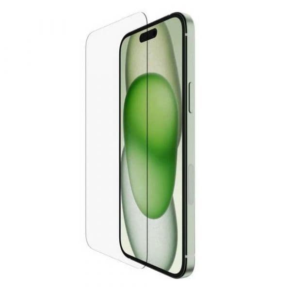 Belkin Película UltraGlass 2 para iPhone 15 Pro/16 Plus/15 Plus/14 Pro Max Black