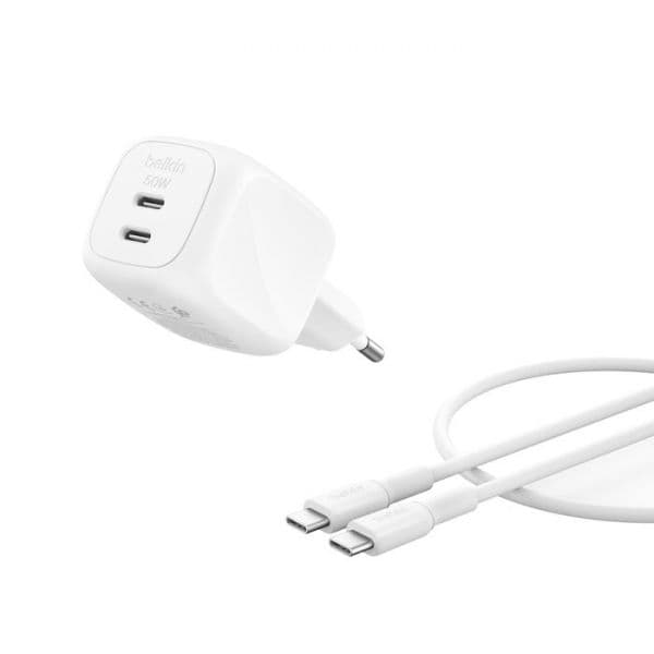 Belkin WCH019kq1M Carregador 50W Branco