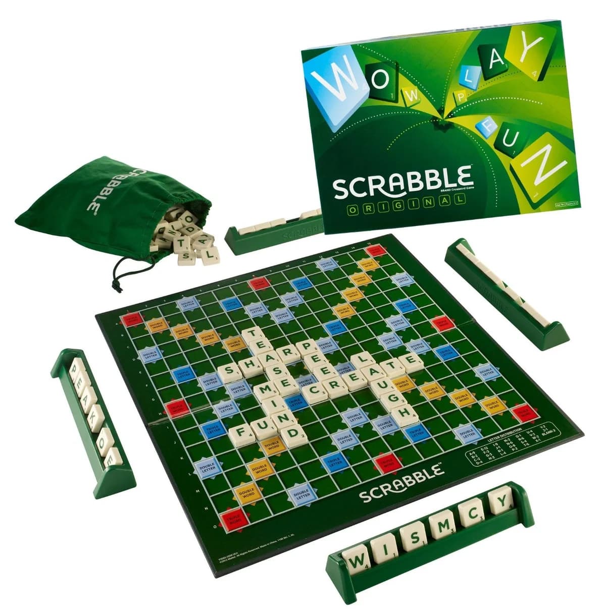 Mattel Jogo Tabuleiro Scrabble Original