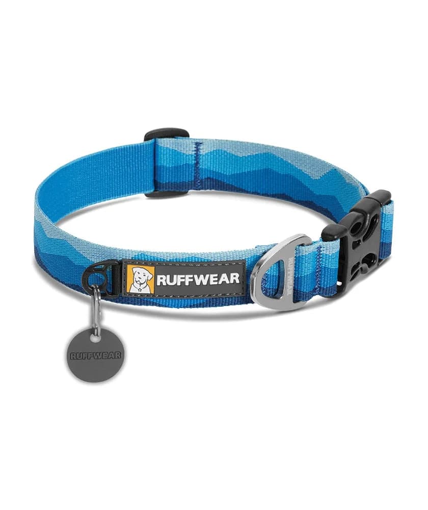 Ruffwear Hoopie Azul - Coleira com fecho de engate lateral para cães