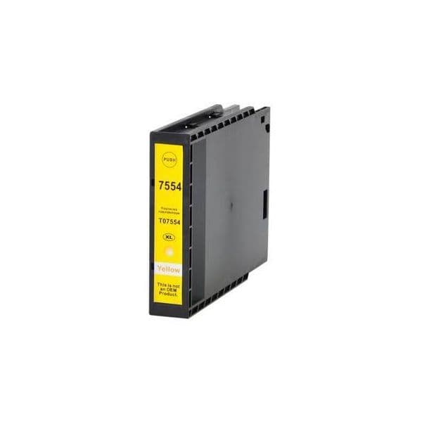 Tinteiro Epson T7554 C13T755440 Yellow Compatível