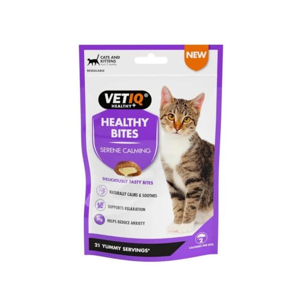 VetIQ Healthy Bites Serene Calming Cat Treats 65g