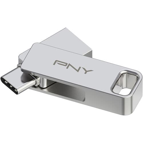 PNY 128GB Duo Link USB 3.2 Preto
