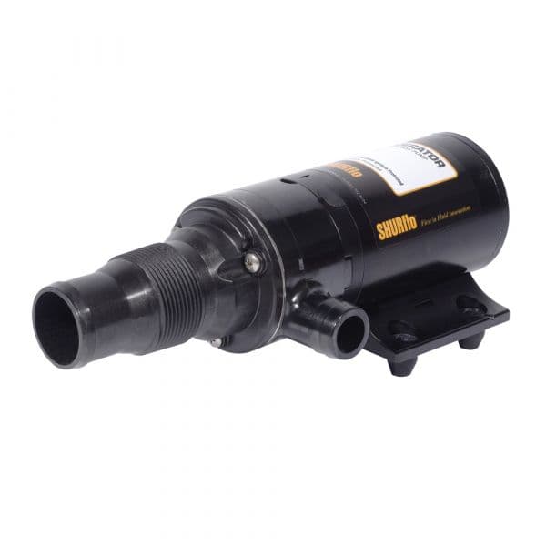 Shurflo Macerator Pump w/180° Port - 12 Vdc, 13 Gpm - 3200-101