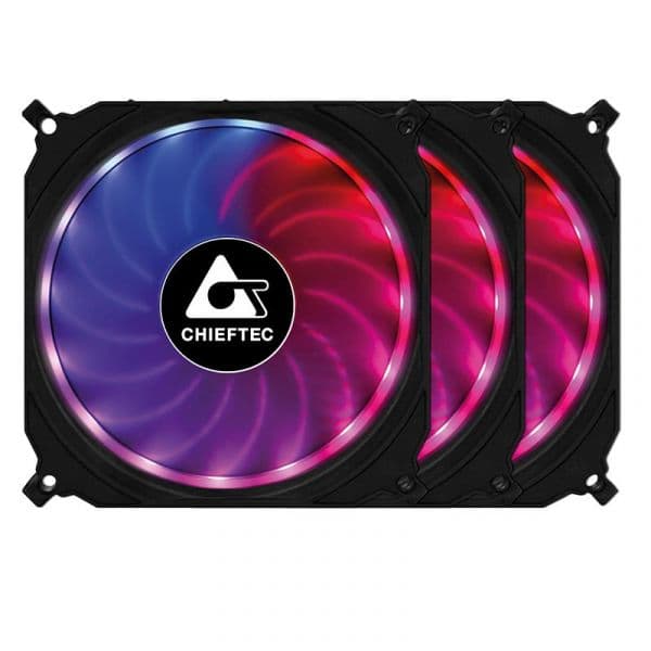 Chieftec Ventoinha CF-3012-RGB 120mm Preto