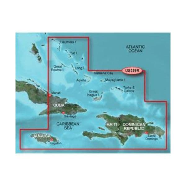 Garmin Bluechart G2 HXUS029R - Southern Bahamas microSD/SD - 010-C0730-20