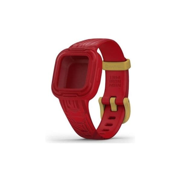 Garmin Bracelete Vivofit JR3 Iron Man Vermelho