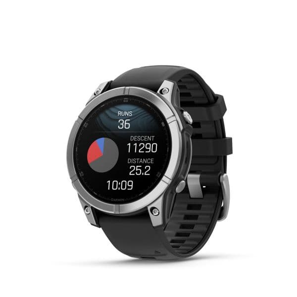 Garmin Fénix E 47mm Stainless Steel/Black