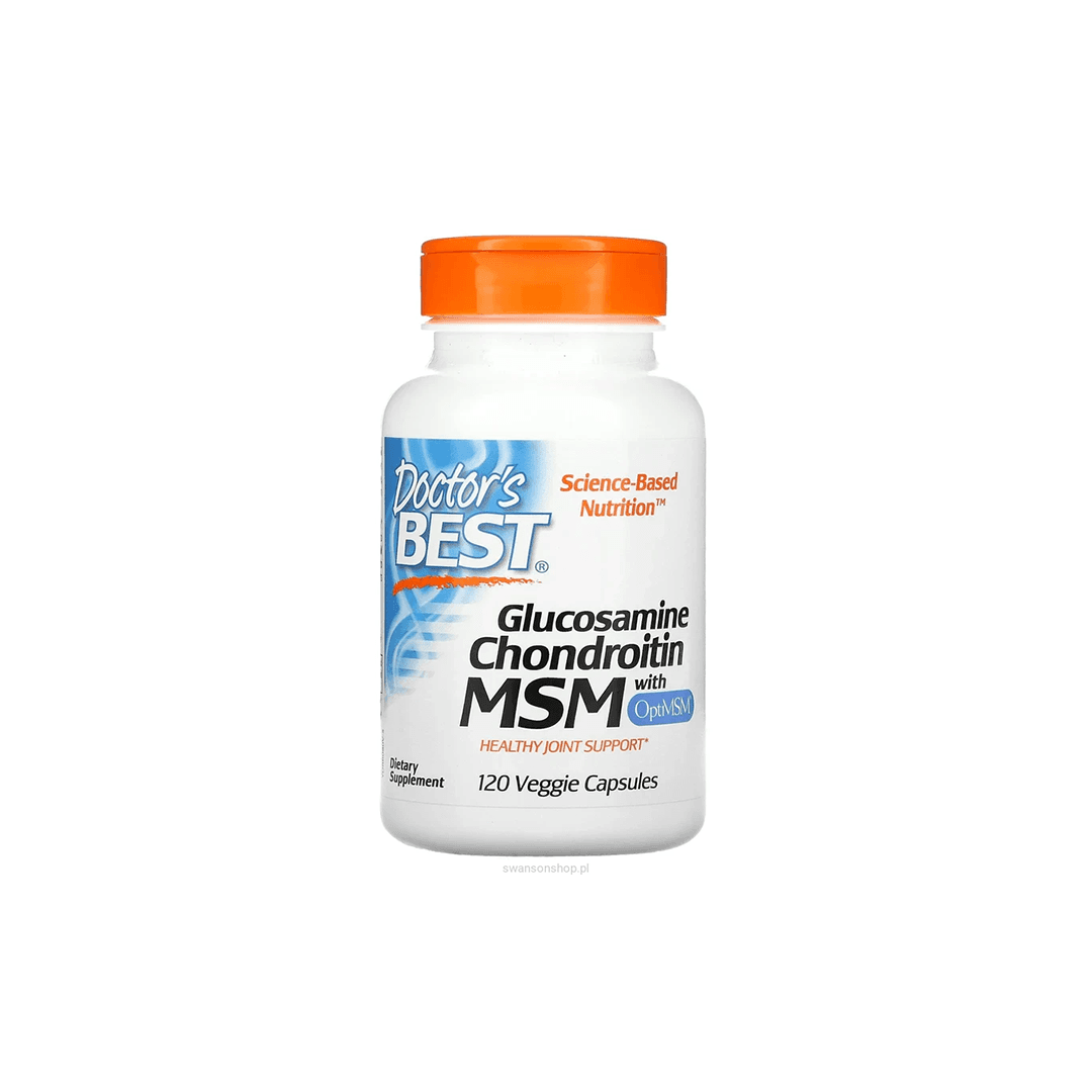 Glucosamine Chondroitin MSM with OptiMSM 120 Veggie Capsules