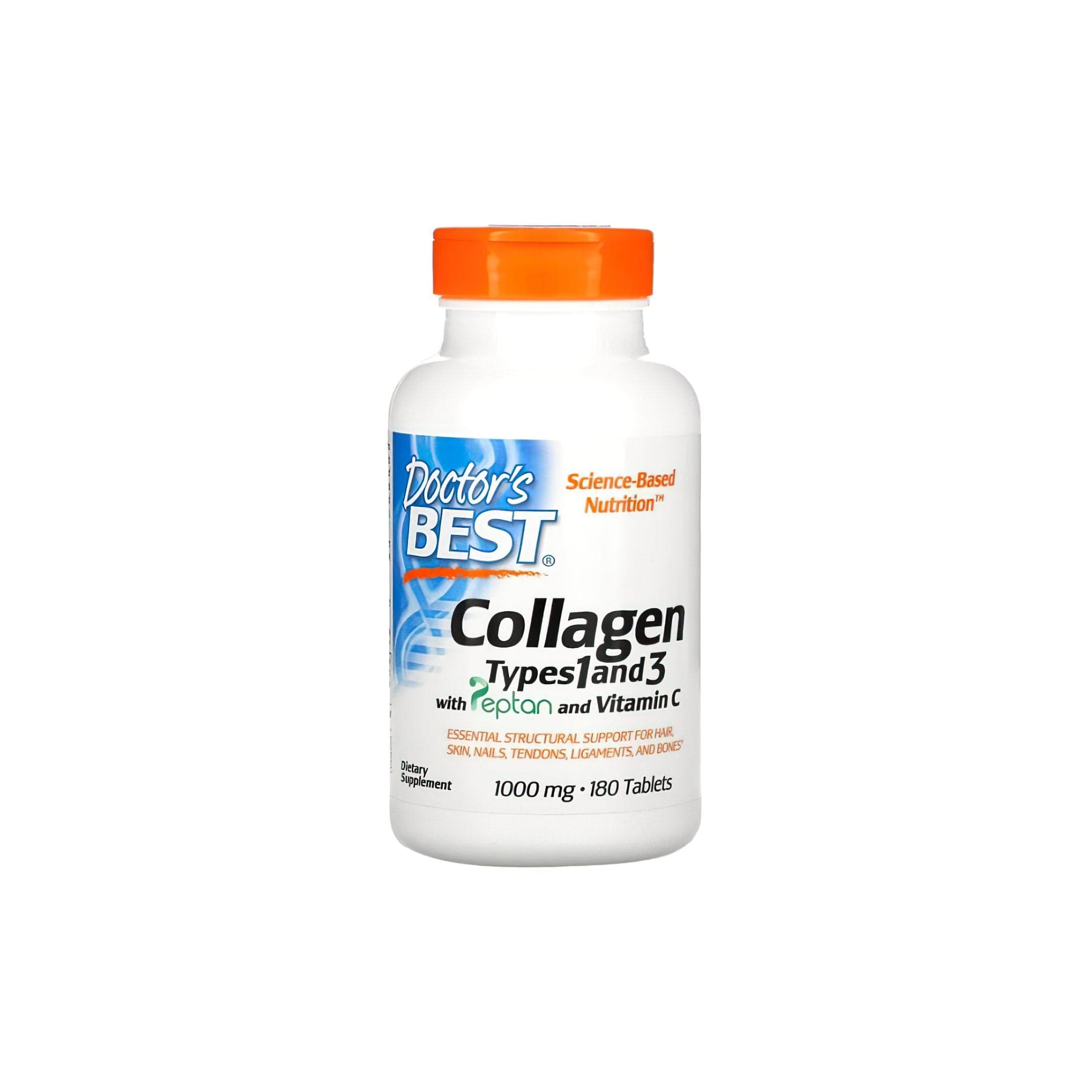 Doctor's Best Colagénio Tipo 1 e 3 com Vitamina C 180 comprimidos