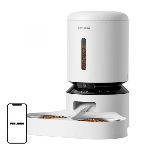 Petlibro Dispensador Comida Duplo 5L com Câmera