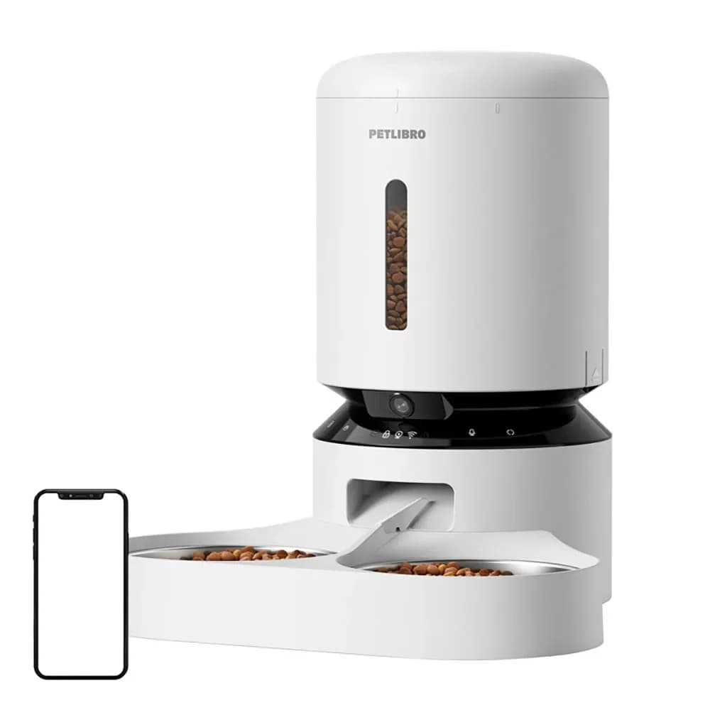 Petlibro Dispensador Comida Duplo 5L com Câmera