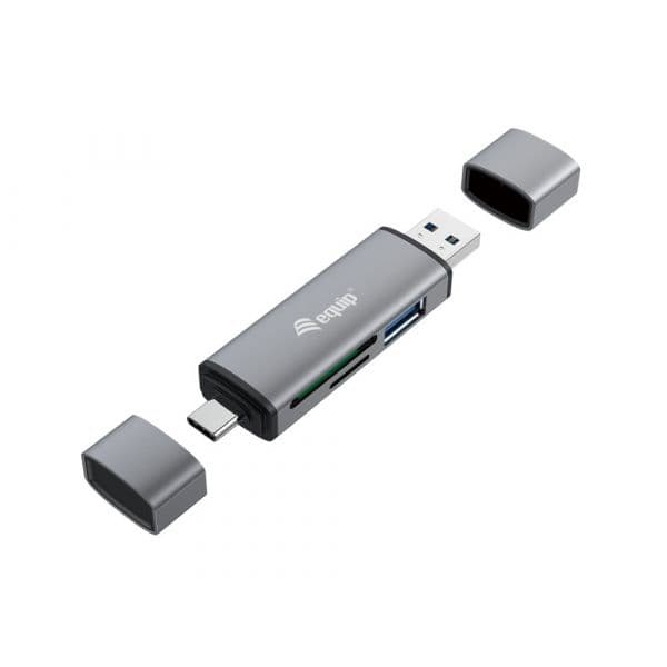 Equip Leitor Cartões USB-C 3.0 OTG