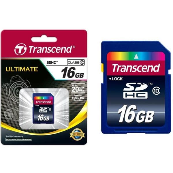 Transcend 16GB SDHC Class 10 - TS16GSDHC10
