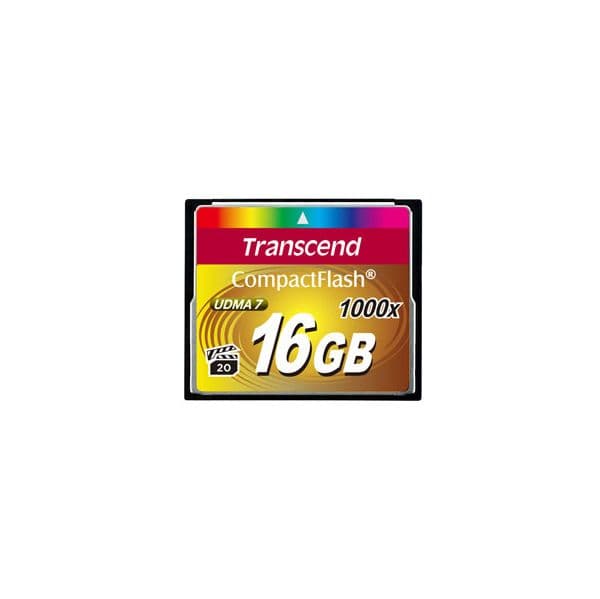 Transcend Compact Flash 16GB 1000x