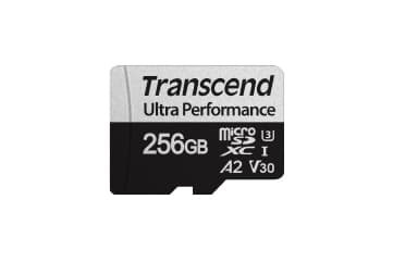 Transcend microSDXC 256GB 330S Class 10 UHS-I U3 A2 - TS128GUSD330S