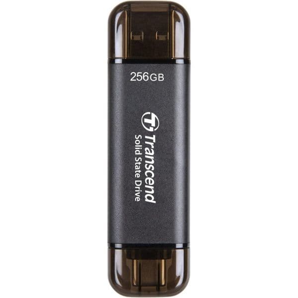Transcend Pen Drive 256GB USB 3.2 (preto) - TS256GESD310C