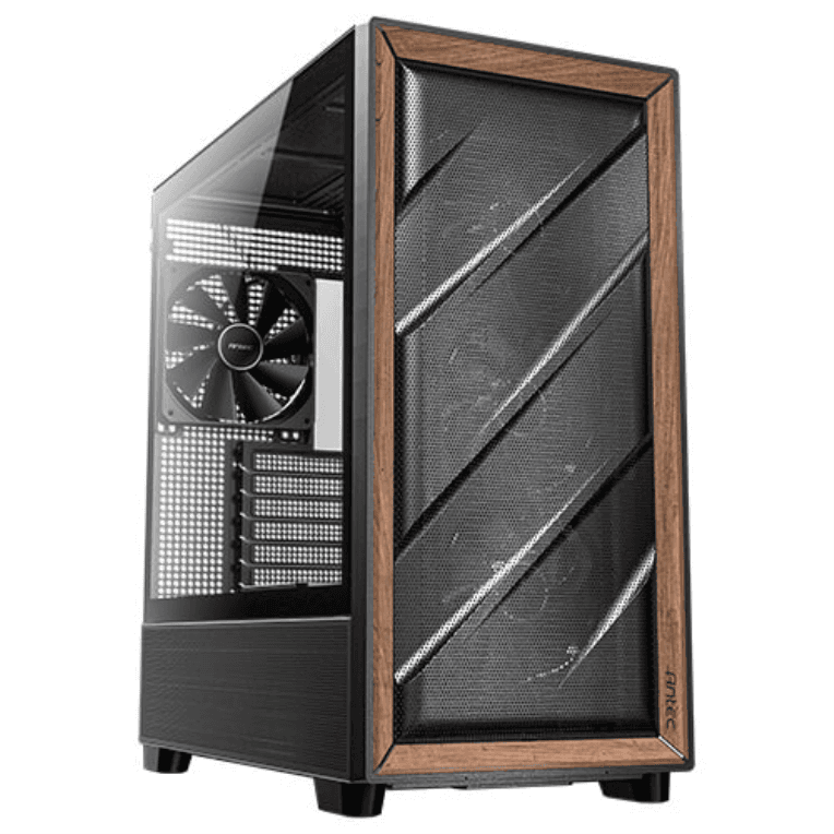 Caixa Antec 0-761345-10133-2 Midi Tower Preta Madera ATX ITX micro ATX