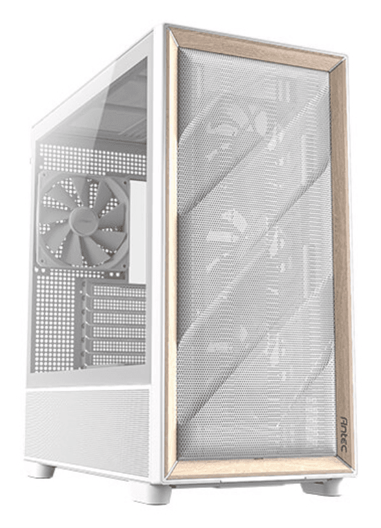 Caixa Antec FLUX Midi Tower Branco 3x120mm Frente 1x140mm Traseira