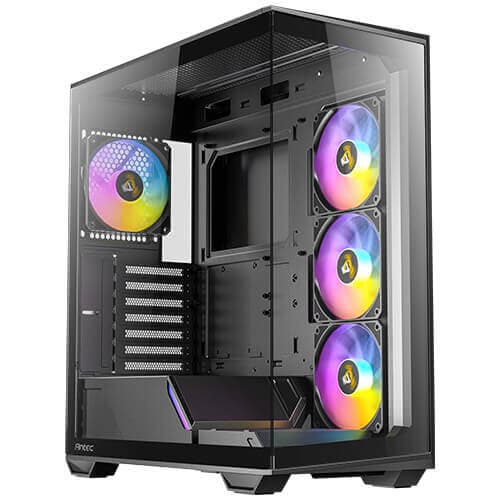 Antec FLUX REAR Vidro Temperado Black