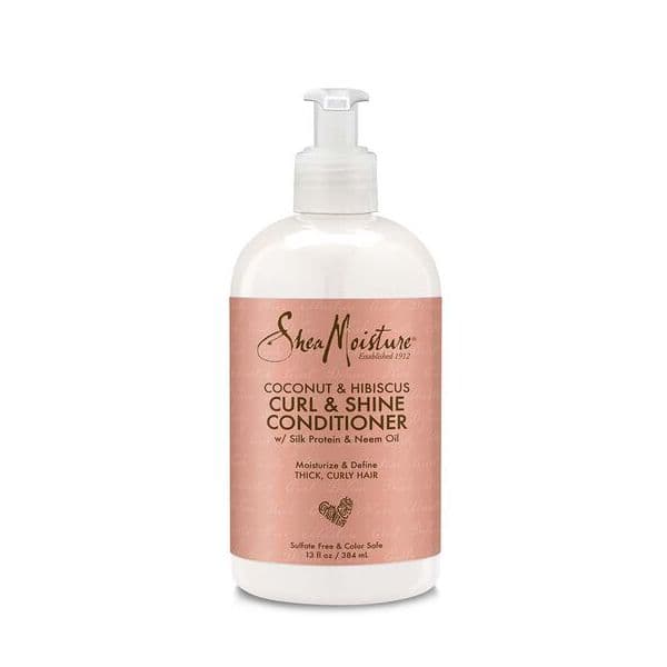 Shea Moisture Condicionador Coconut & Hibiscus Curl & Shine 384 ml