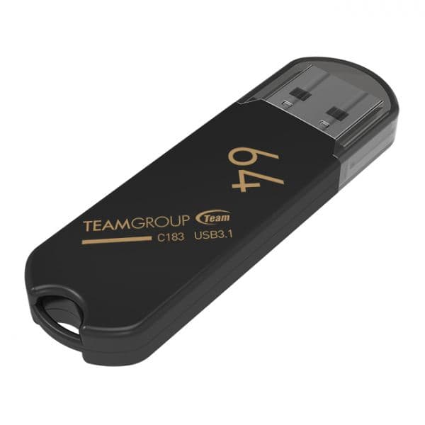 Team Group 64GB C183 USB 3.1 Black - TC183364GB01
