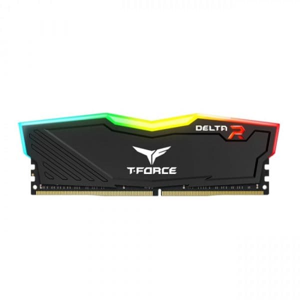 Memória RAM Team Group 16GB T-Force 2x 8GB DDR4 3200Mhz CL16 Delta RGB - TF3D416G3200HC16CDC