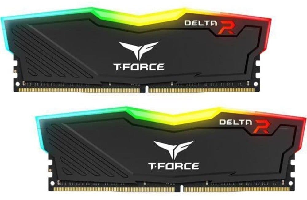 Memória RAM Team Group 16GB T-Force 2x 8GB DDR4 3200Mhz CL16 Delta RGB - TF3D416G3200HC16CDC