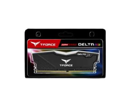 Memória RAM Team Group T-Force DELTA RGB 8GB DDR4 3600Ghz CL18 Black