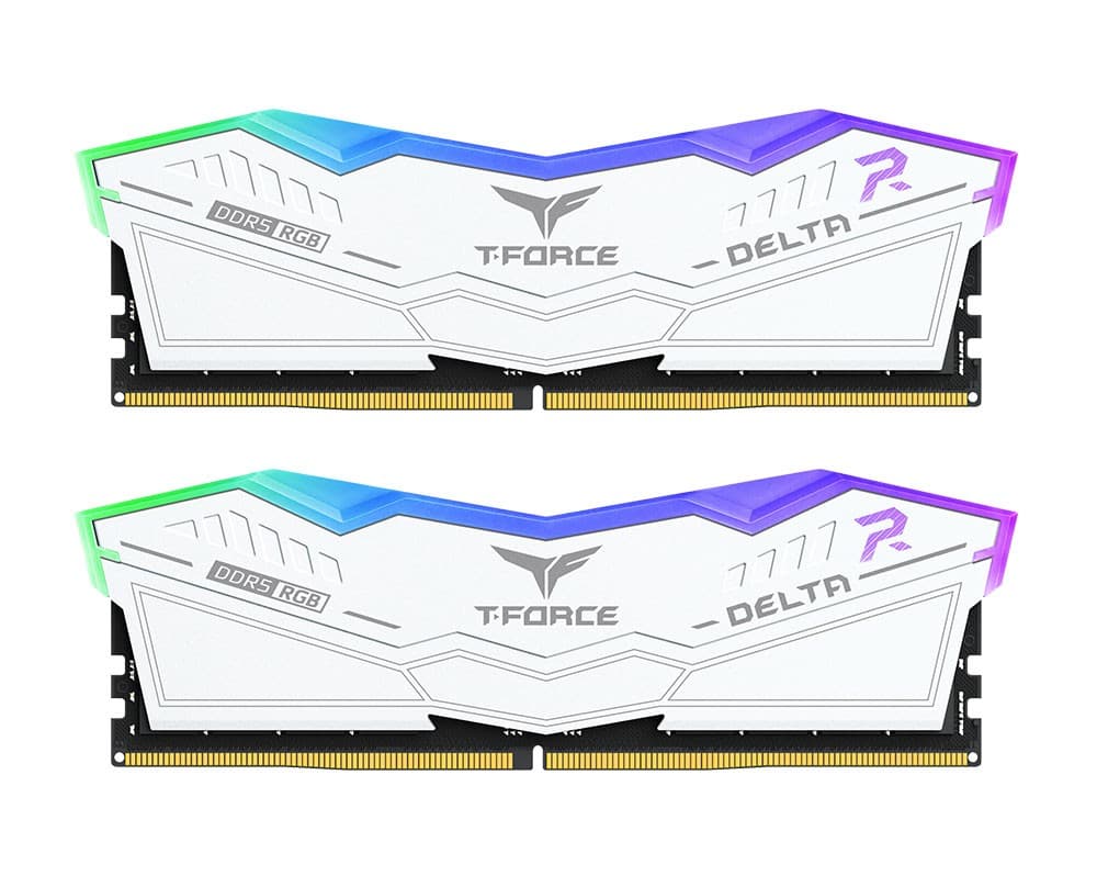 Team Group T-Force Delta RGB White DDR5 6000MHz 64GB 2x32GB CL38