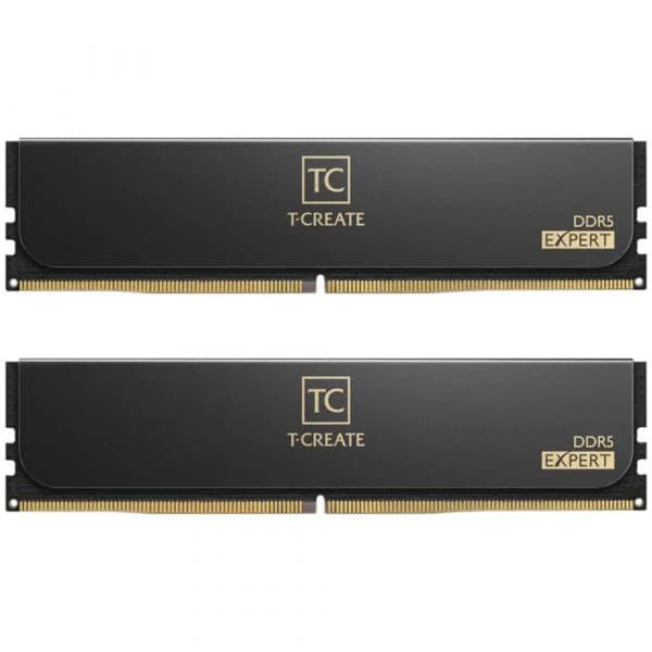 Memória RAM TEAM GROUP Kit 32GB (2X16GB) DDR5 6400MHZ T-CREATE Expert Preto CL32