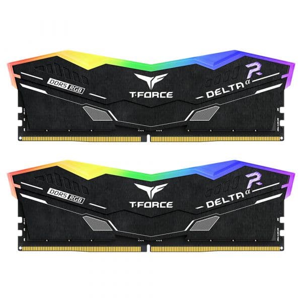 Memória RAM Teamgroup T-FORCE DELTA RGB 32GB (2x16GB) DDR5 6000MHz CL30 Black