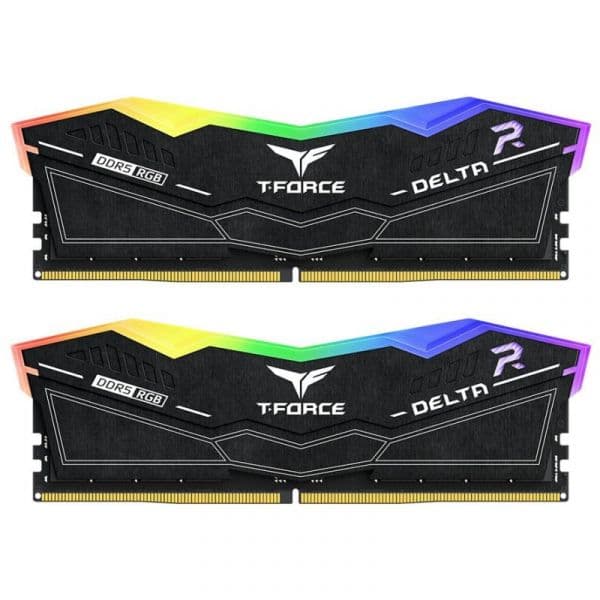 Memória RAM Team Group T-Force Delta RGB DDR5 6400MHz 32GB (2x16GB) CL32 Intel XMP 3.0