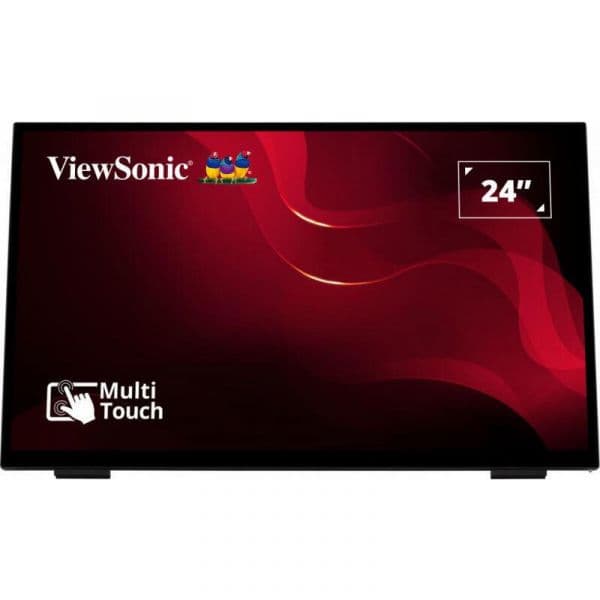 Monitor Viewsonic 24" (23.8") Touchscreen Fhd Vga Hdmi Dp usb Colunas - TD2465