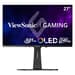 Viewsonic XG272-2K-OLED monitor de ecrã 68,6 cm (27") 2560 x 1440 pixels Quad HD Preto, Branco