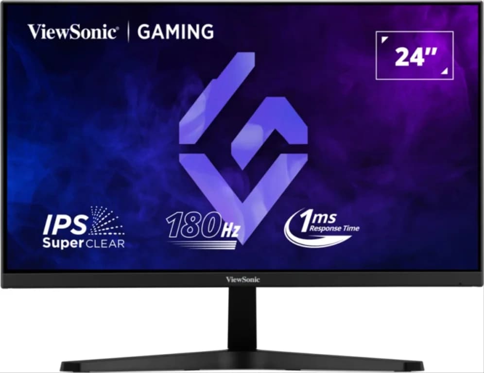 Monitor Viewsonic VX24G1-HD 24" LED Rapid IPS FullHD 180Hz HDR10 Compatível com G-SYNC