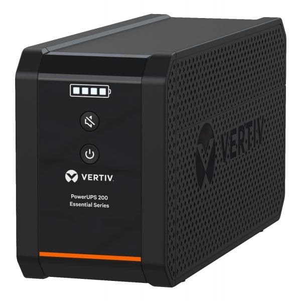 UPS Vertiv Essentials Series 600VA 315W 220-240V 4 Saídas Schuko