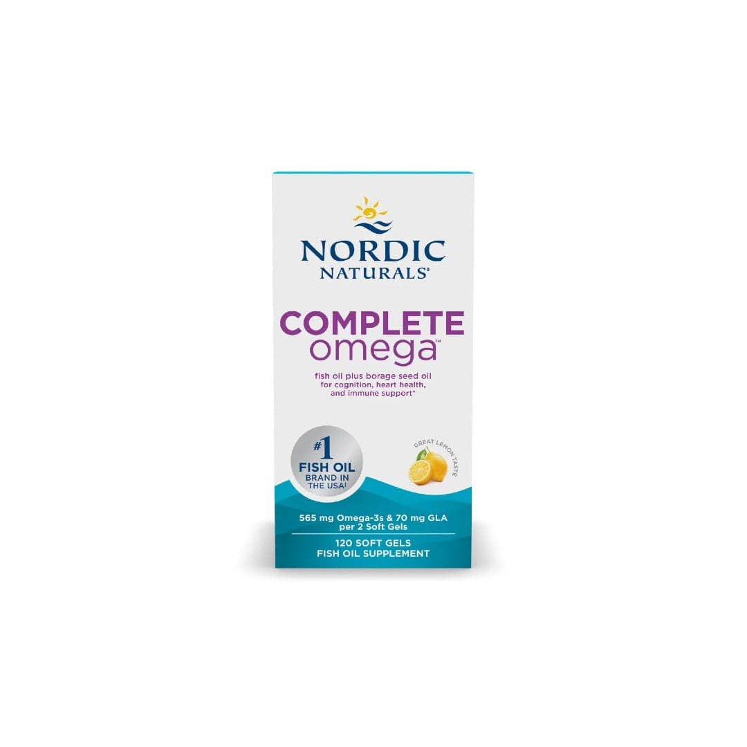 Nordic Naturals Complete Omega 3,6,9 120 Softgels (Lemon)