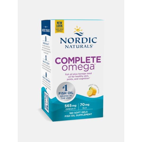Nordic Naturals Complete Omega 3,6,9 180 Softgels (Lemon)