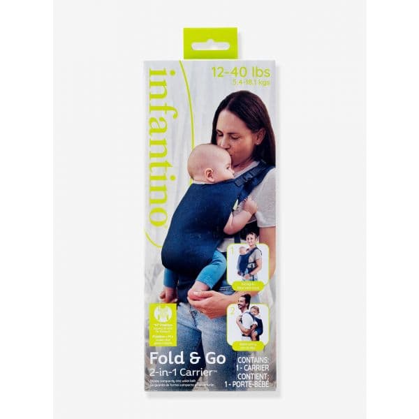 Infantino Porta-bebé Nómada Fold n O Cinzento
