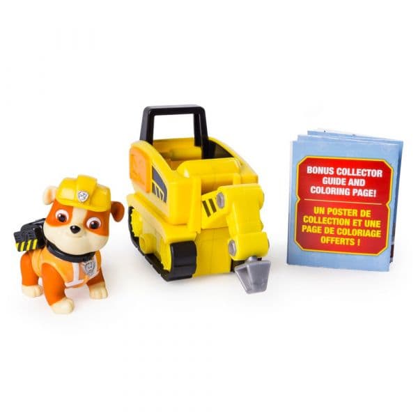 Concentra Mini-veículos com Figura Patrulha Pata - Rubble - 112206