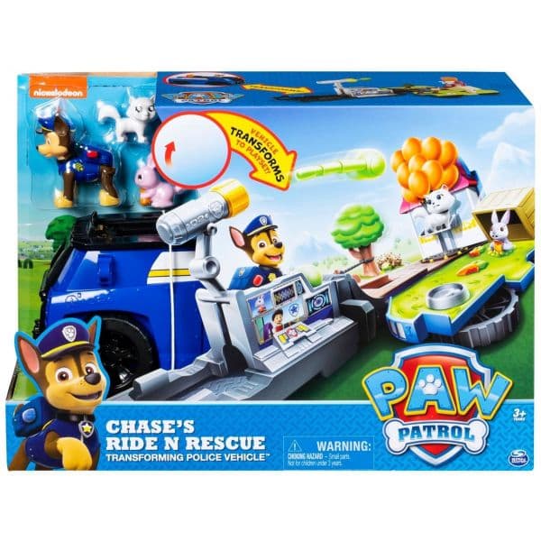 Concentra Patrulha Pata - Veículo Transformável - Chase - 118413-1