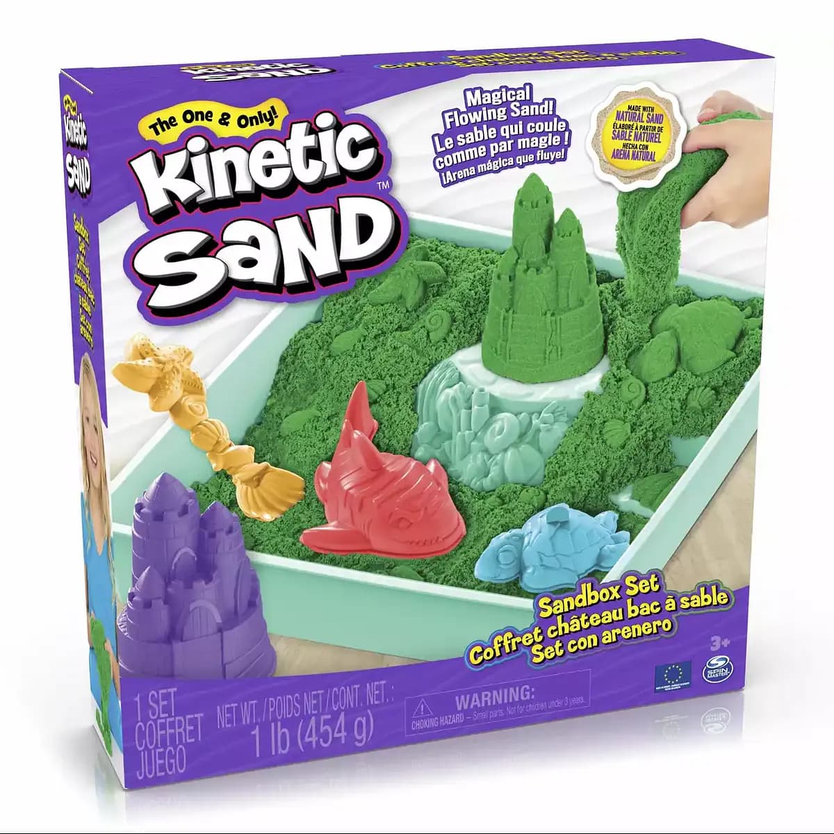 Spin Master Kinetic Sand Caixa de Areia Verde